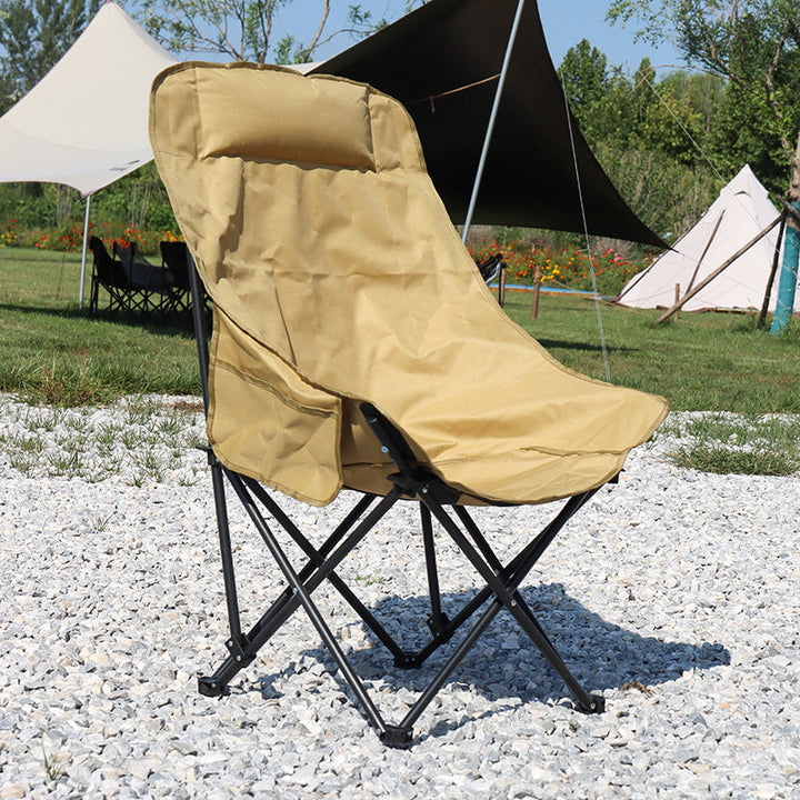 Comfortable Camping Chair with Ergonomic Backrest Kalsten