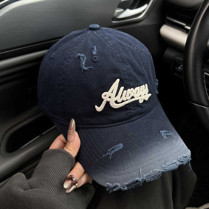 Women's Distressed Graphic Baseball Cap Kalsten