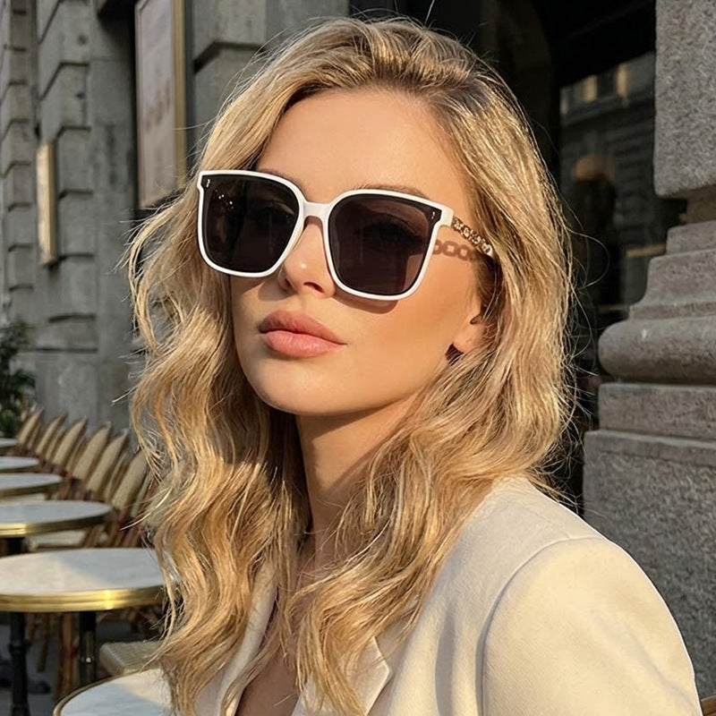 Women's Fashion Sunglasses with Elegant Chain Frame Kalsten