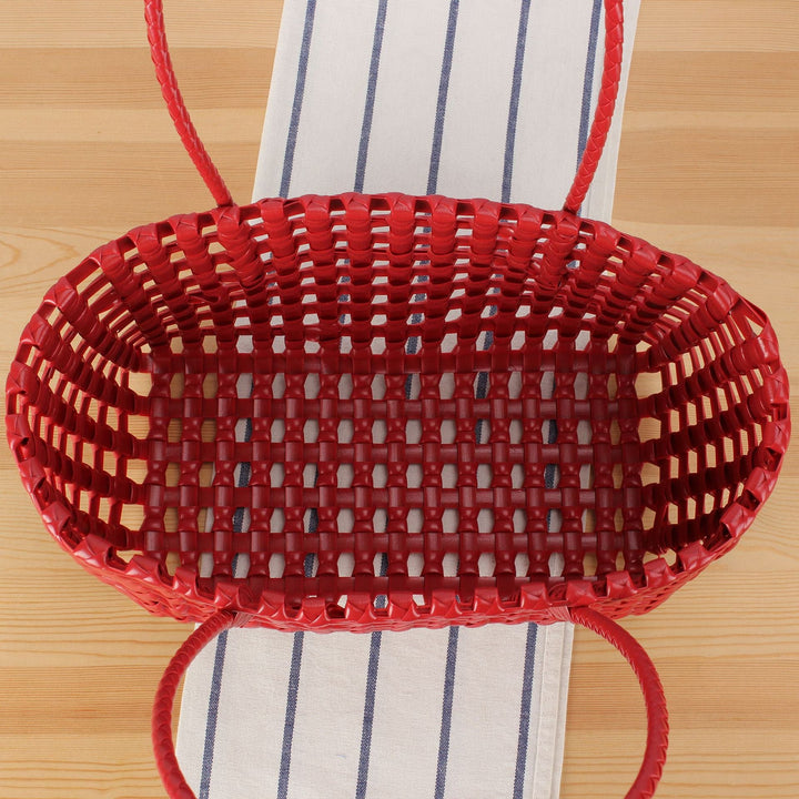 Stylish willow bag with modern grid design Kalsten