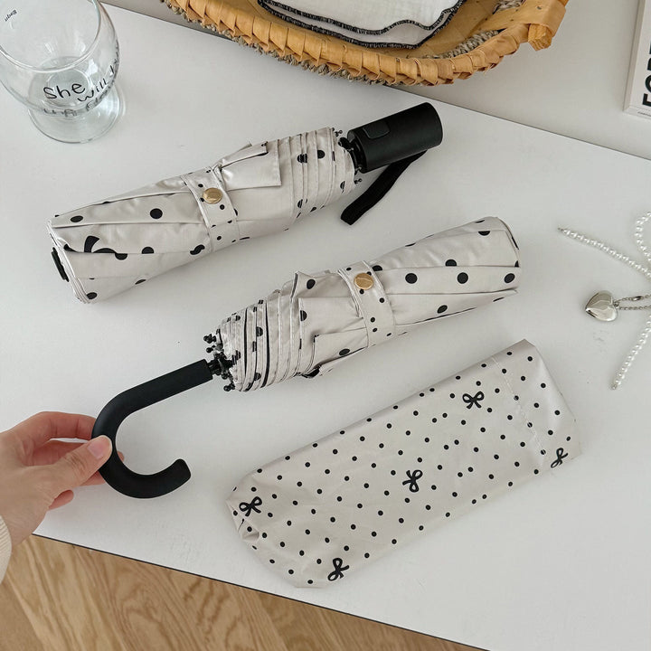 Ladies compact umbrella with stylish polka dot design Kalsten