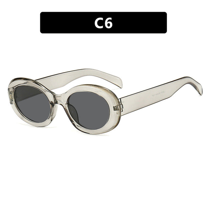 Women's trendy, transparent sunglasses Kalsten