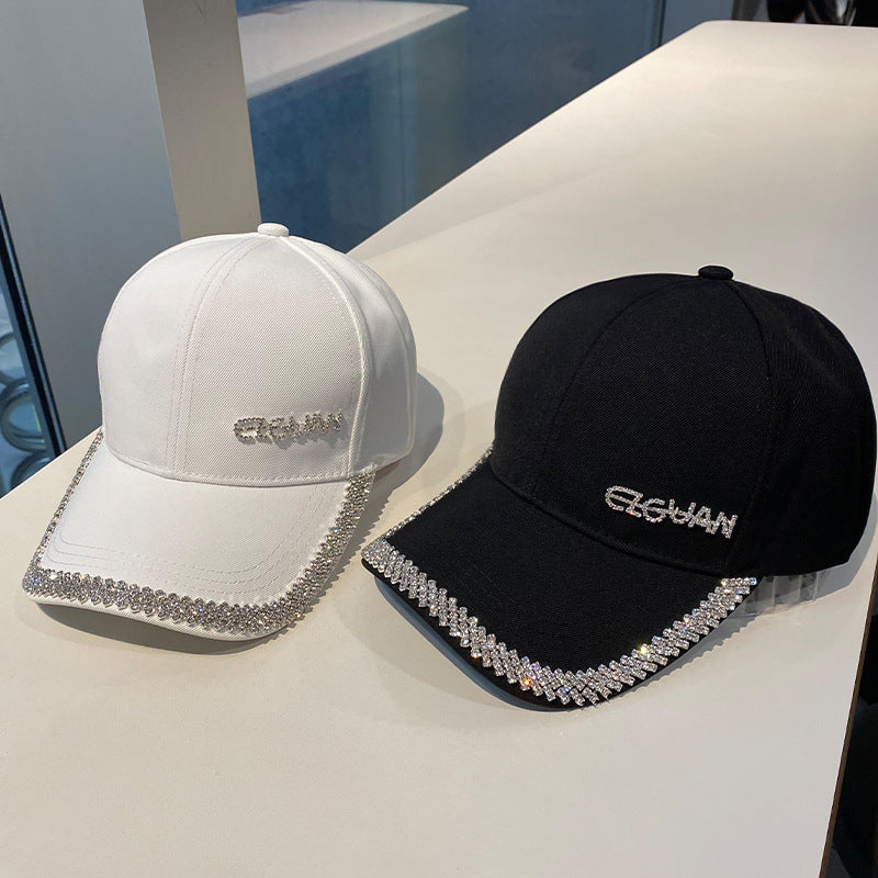 Women's Sparkling Rhinestone-Trimmed Baseball Cap Kalsten