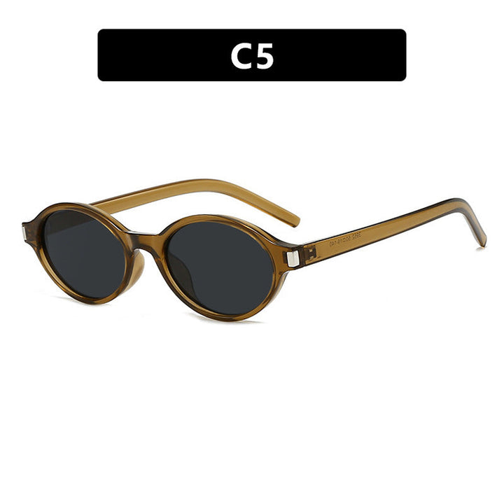 Women's elegant round sunglasses with modern frame Kalsten