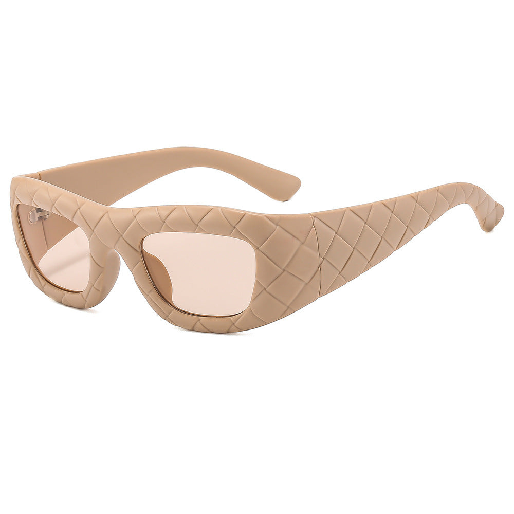 Ladies extravagant sunglasses with textured frame Kalsten