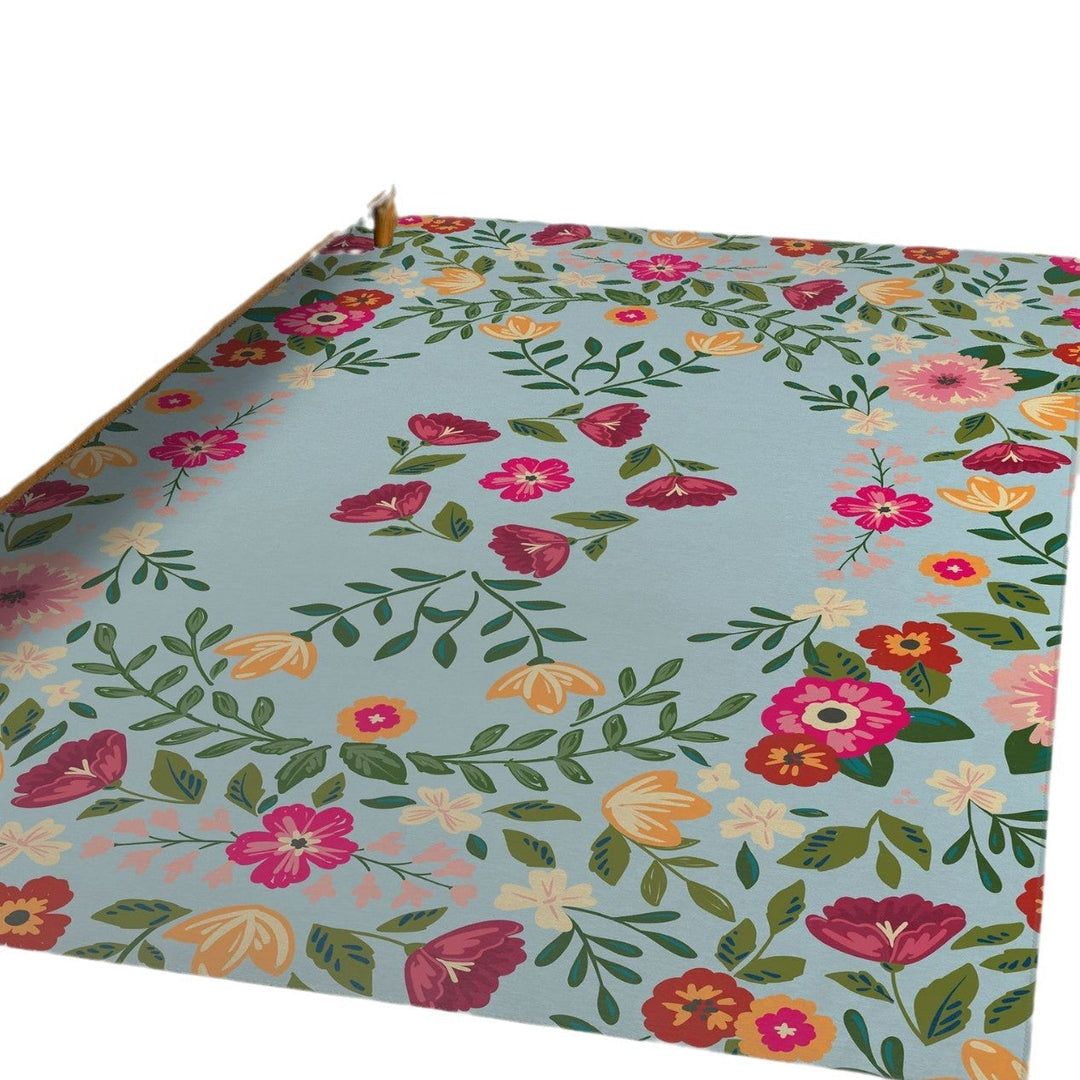 Floral Patterned Area Rug Kalsten