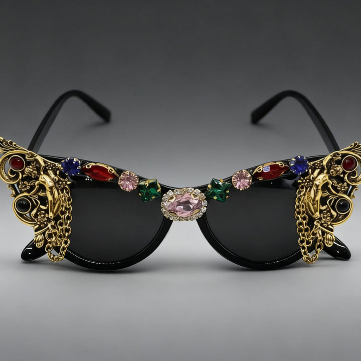 Ladies extravagant glamour sunglasses with intricate embellishments Kalsten