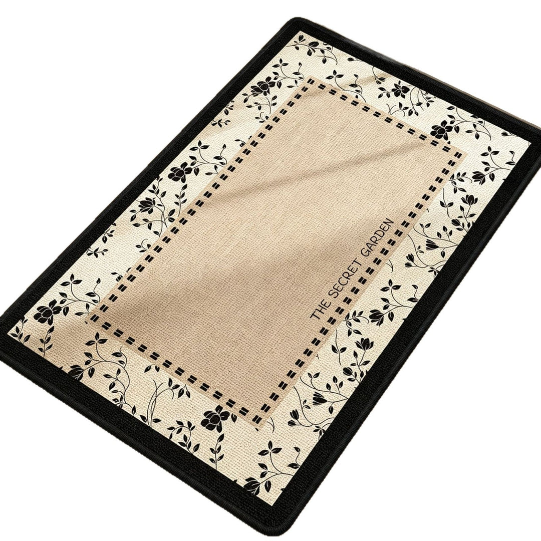 Elegant Floral Bathroom Mat Kalsten