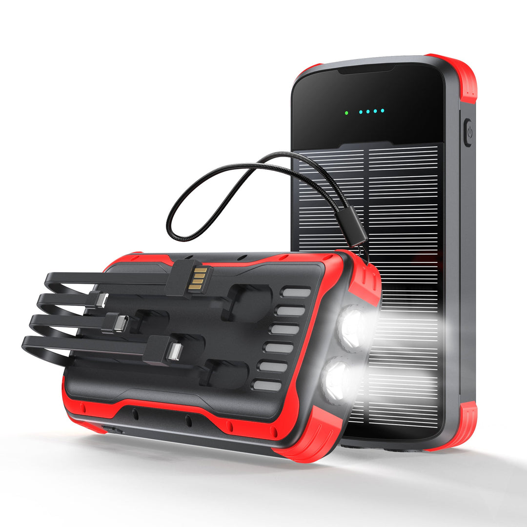 Multifunctional Solar Power Bank with LED Flashlight Kalsten
