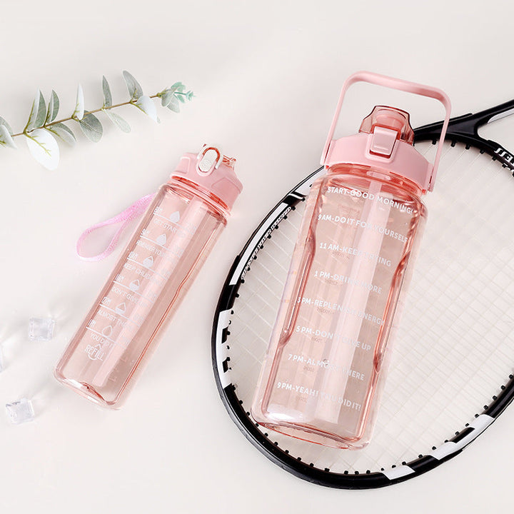 Women's Motivational Water Bottle with Time Markers Kalsten
