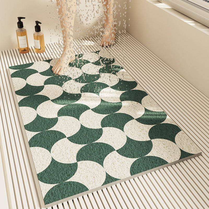 Slip-Resistant Geometric Bath Mat Kalsten