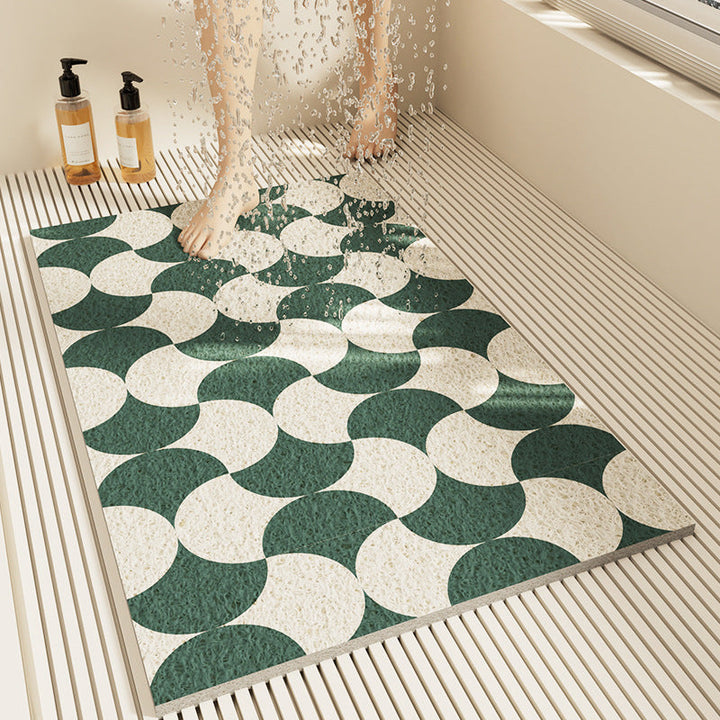 Slip-Resistant Geometric Bath Mat Kalsten