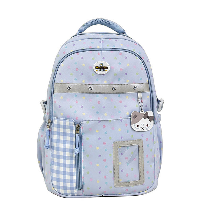 Floral Patterned Multi-Pocket Backpack kalsten