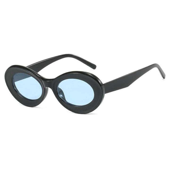 Women's oval sunglasses with modern lenses Kalsten