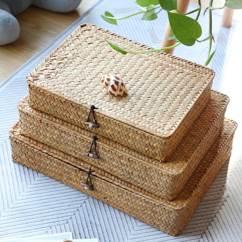 Unisex Handwoven Storage Box with Lid Kalsten