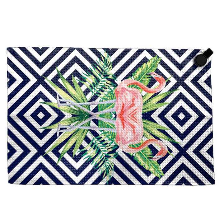 Towel with modern circular pattern Kalsten