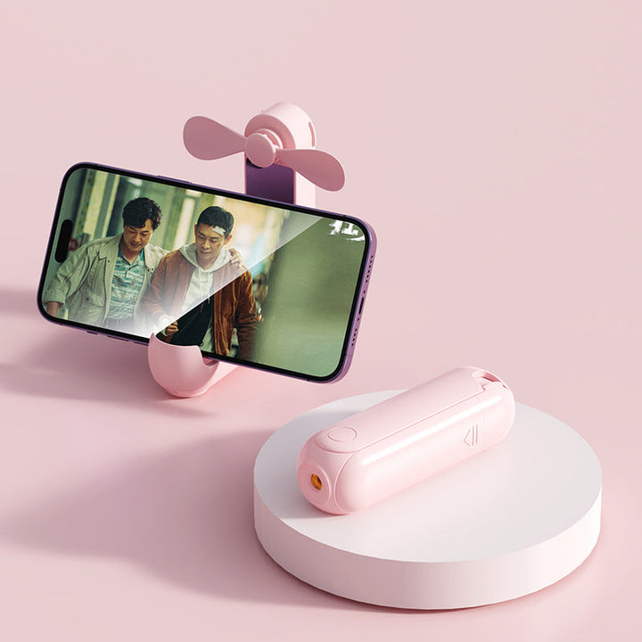Women's portable smartphone fan with integrated power bank function Kalsten
