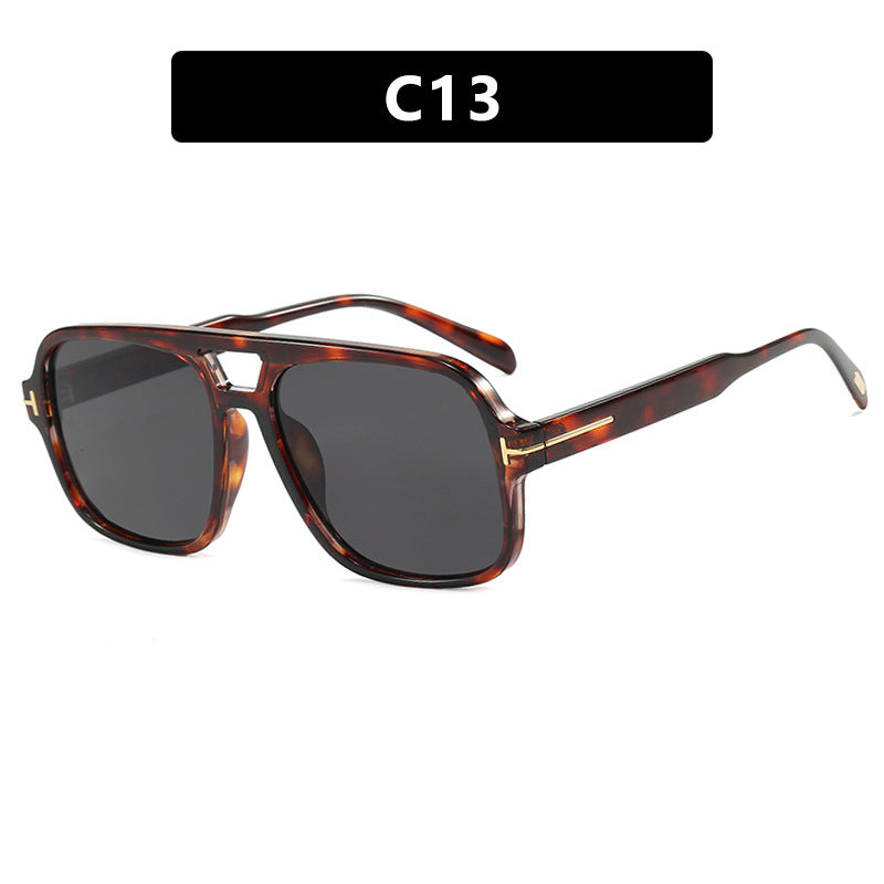 Women's trendy sunglasses with square frame and polarizing yellow lenses Kalsten