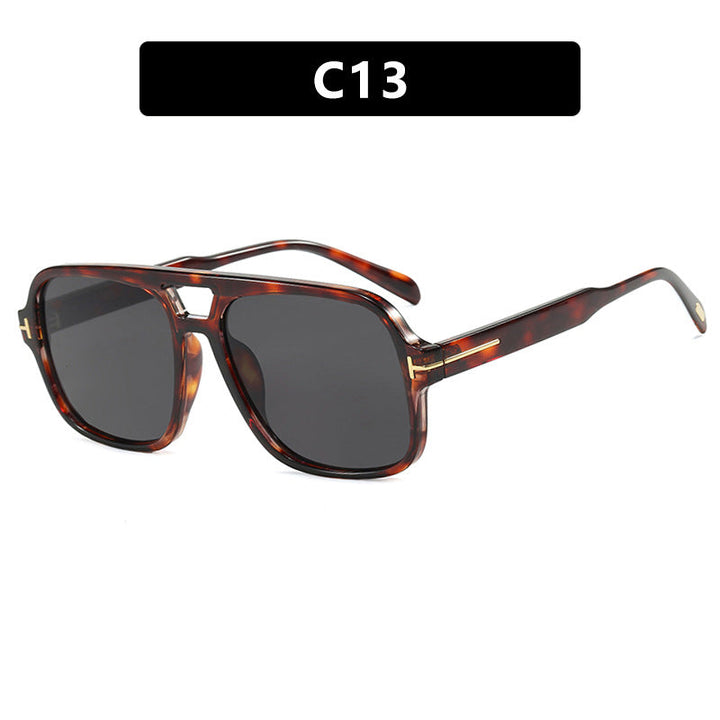 Women's trendy sunglasses with square frame and polarizing yellow lenses Kalsten