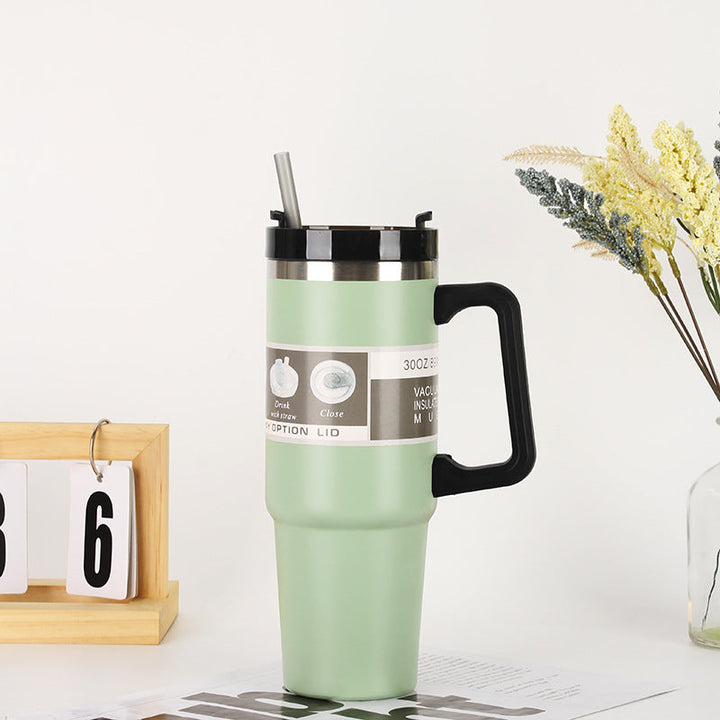 Ladies Insulated Portable Drinking Cup with Straw Kalsten