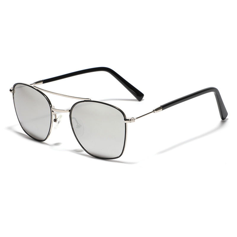 Women's fashionable square sunglasses with luxurious metal frame Kalsten