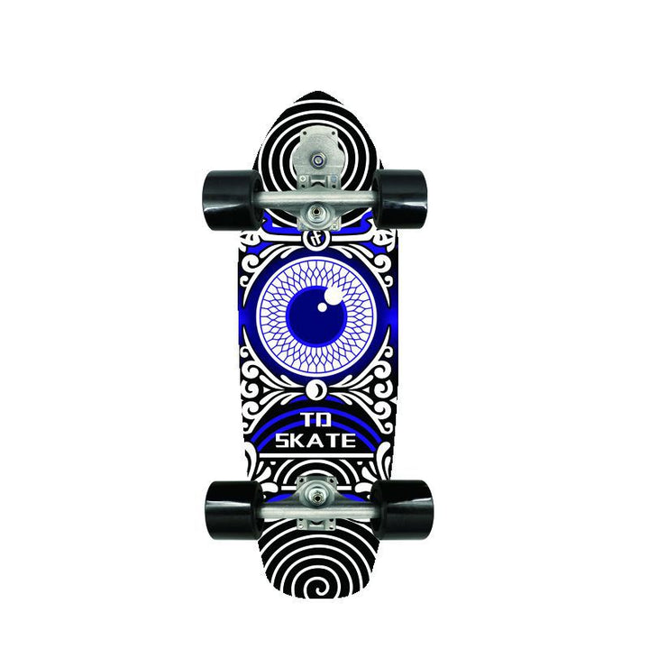 Retro-Inspired Mini Cruiser Skateboard Kalsten