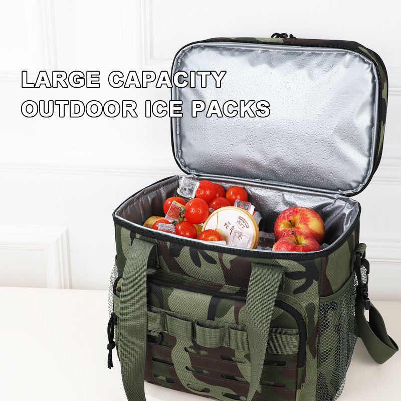 Women's insulated and durable cooler bag in modern camouflage design Kalsten