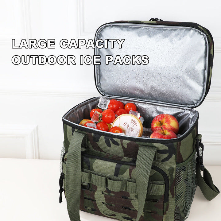 Women's insulated and durable cooler bag in modern camouflage design Kalsten