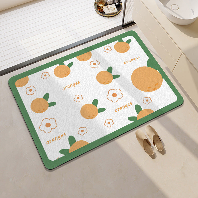 Geometric Patterned Bath Rug Acalora