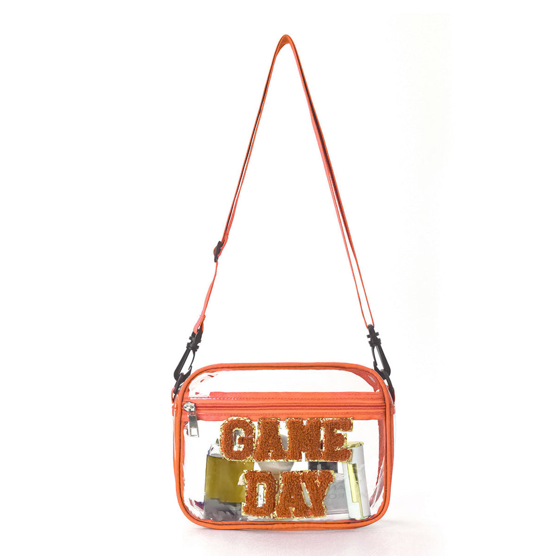 Sporty shoulder bag with transparent front Kalsten
