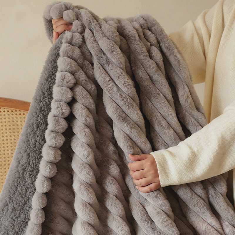 Ladies Luxurious Plush Blanket Kalsten