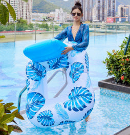 Ladies Inflatable Water Swimming Ring with Ergonomic Grip Kalsten
