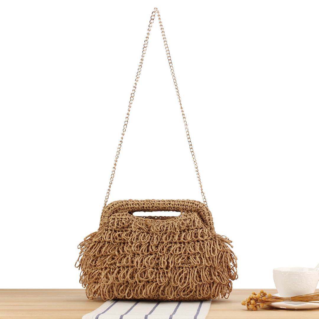 Handbag with Playful Fringe Design Kalsten