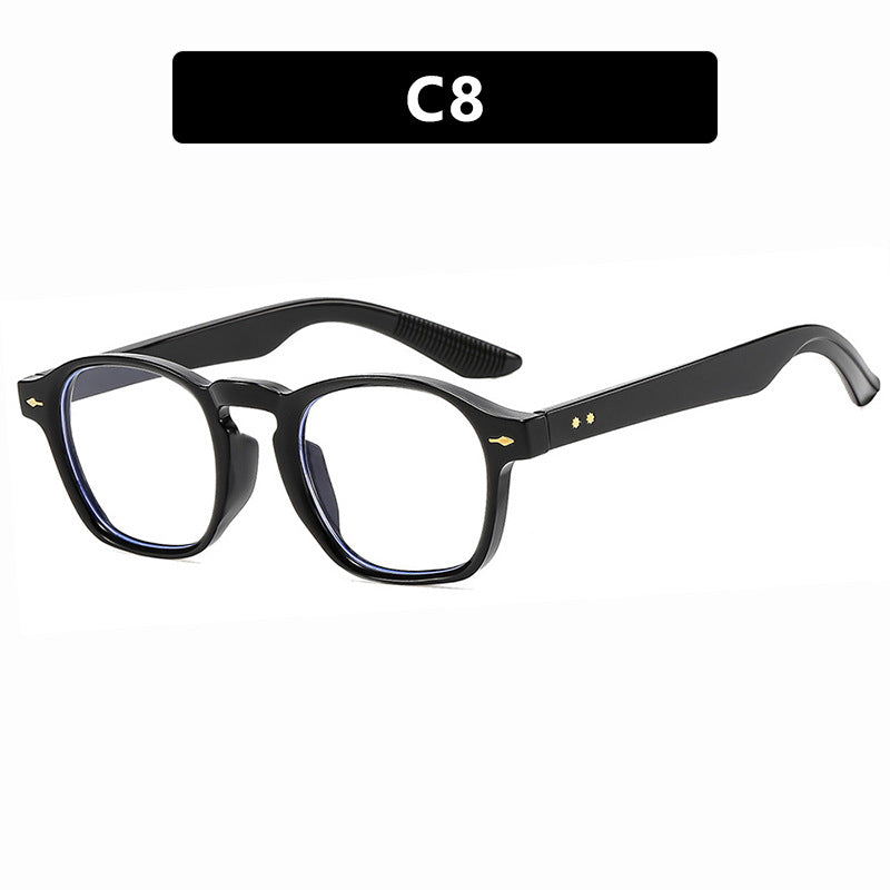 Ladies fashionable rectangular glasses with transparent frame Kalsten