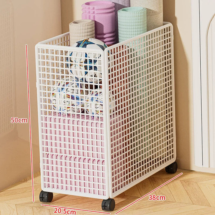 Versatile Rolling Storage Cart with Dividers Kalsten