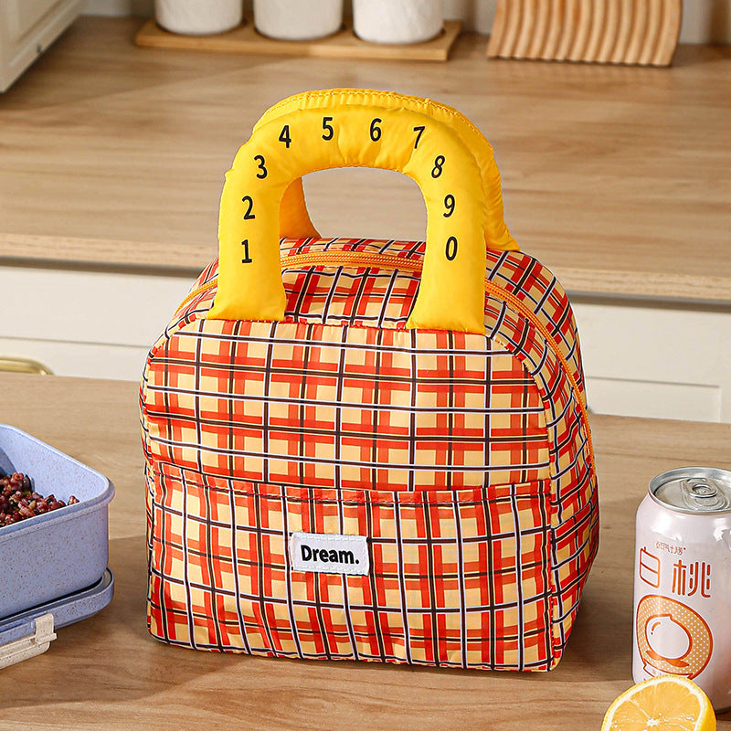 Insulated Lunch Bag with Colorful Handles Kalsten