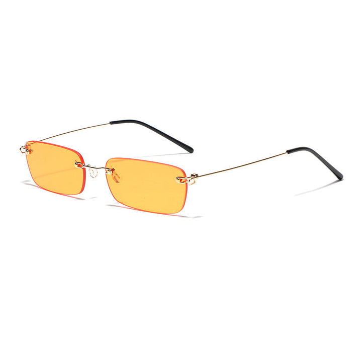 Ladies stylish rectangular sunglasses with high-quality metal frame Kalsten