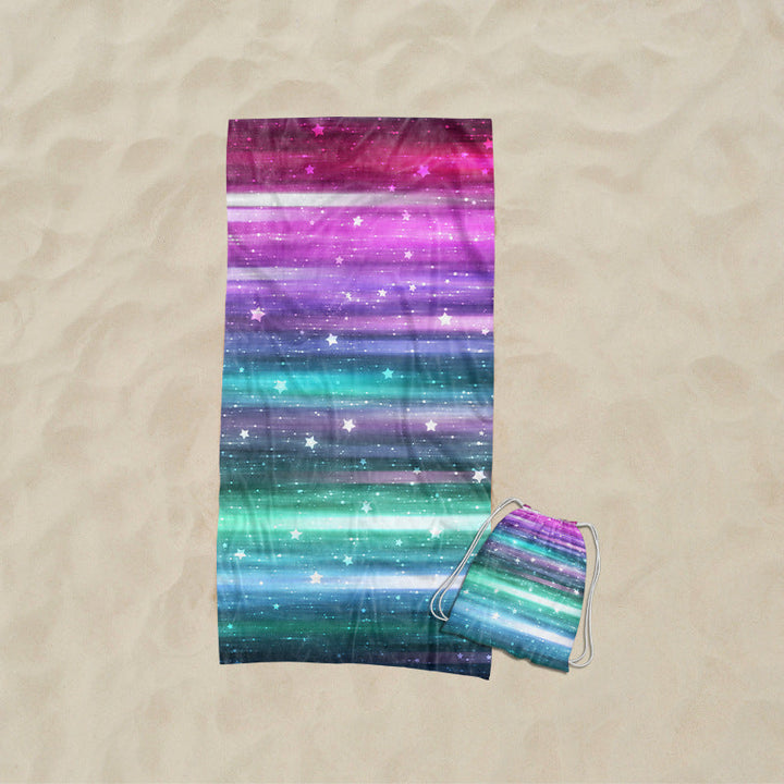 Beach towel with elaborate wave design Kalsten