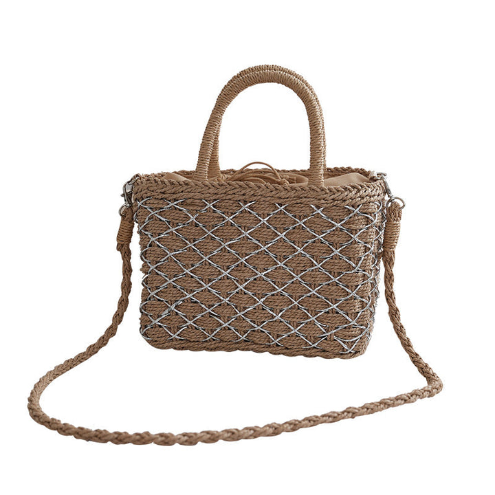 Stylish Rattan Handbag Kalsten
