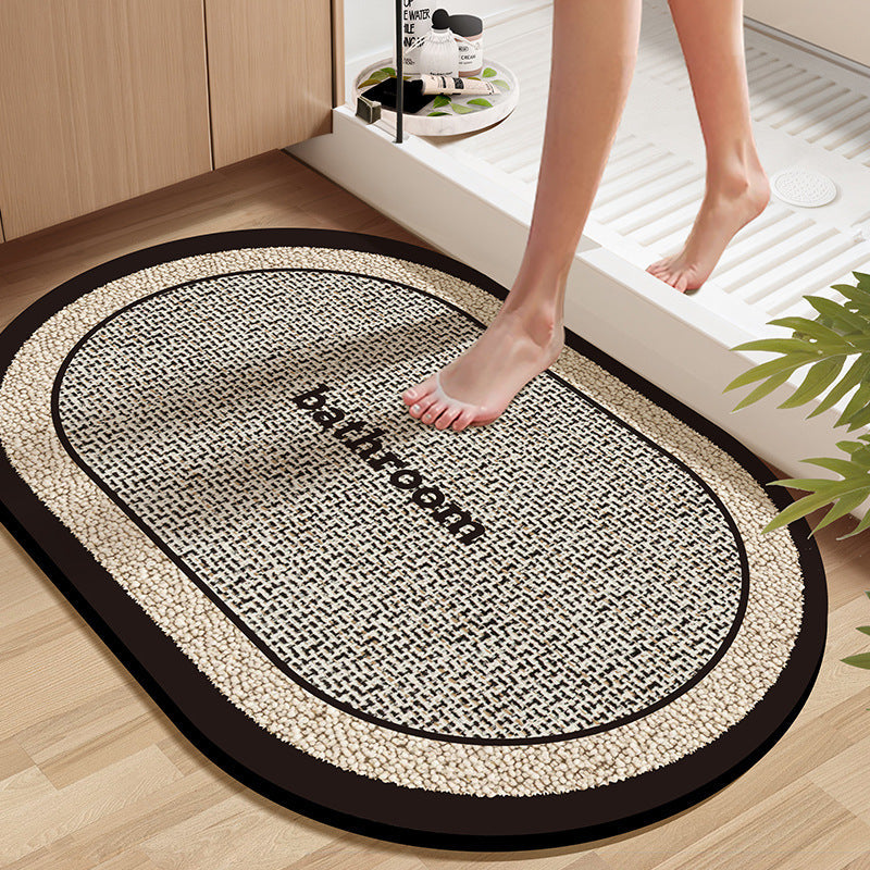 Soft Textured Bathroom Rug Kalsten