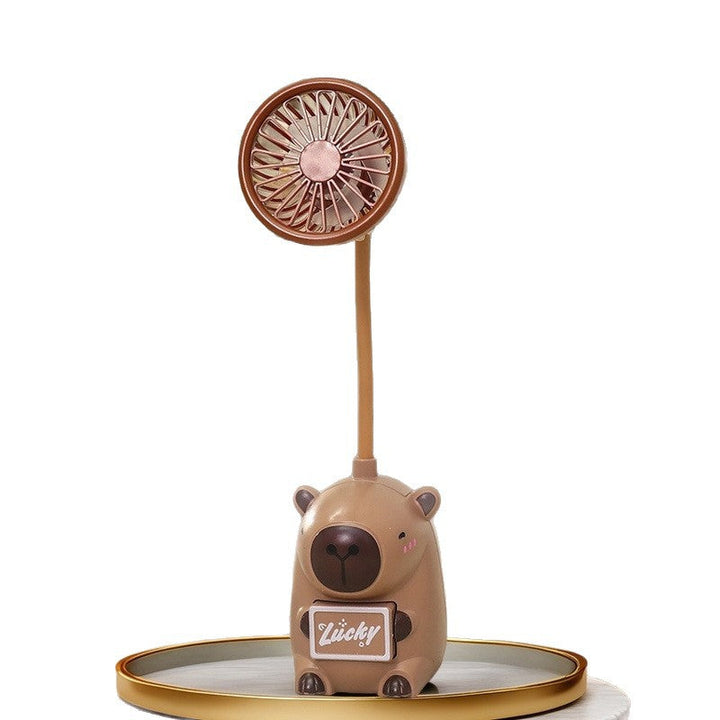 Unisex Portable Hand Fan in Animal Design with Flexible Holder Kalsten