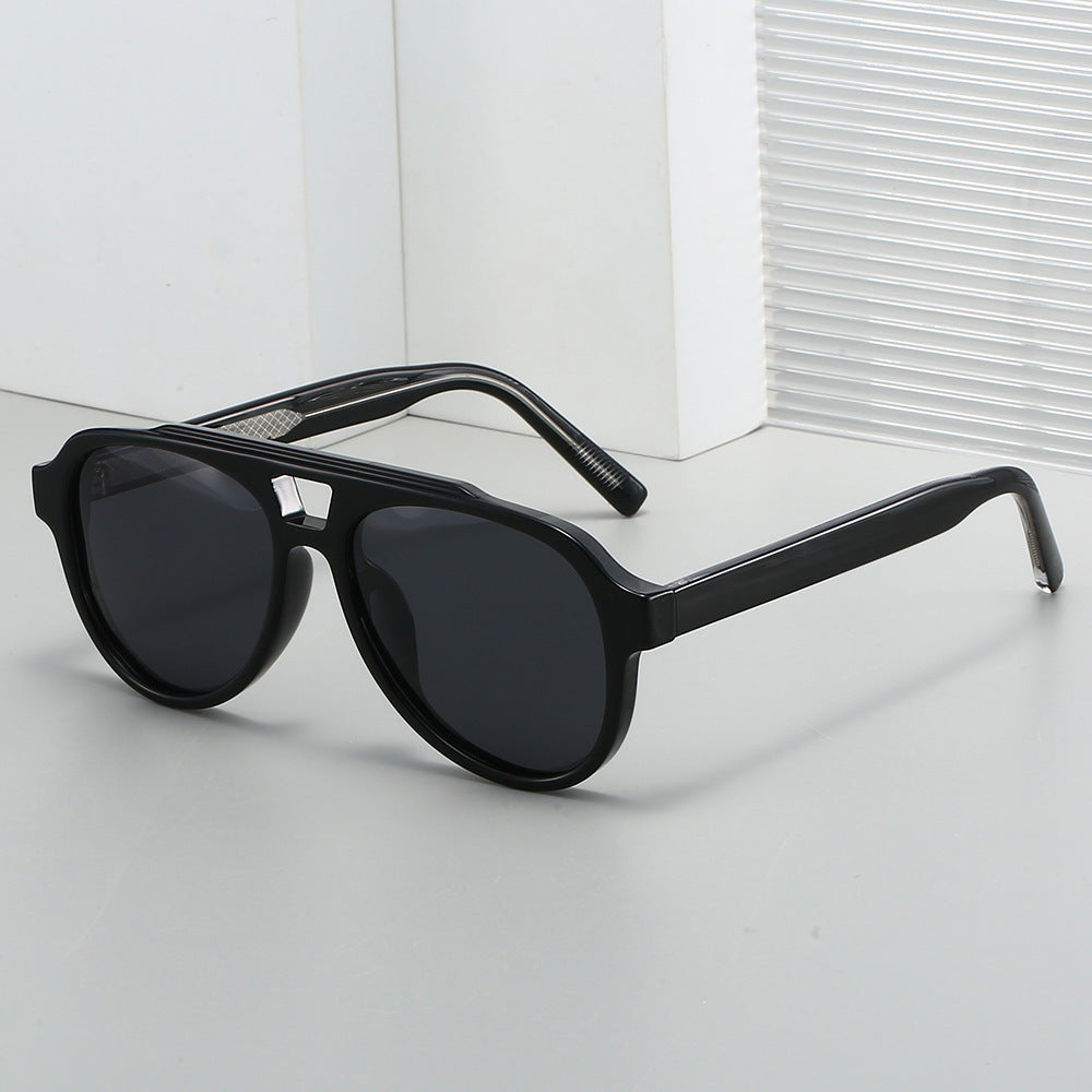 Women's Vintage Sunglasses with High-Quality UV Protection and Fashionable Tortoiseshell Pattern Kalsten