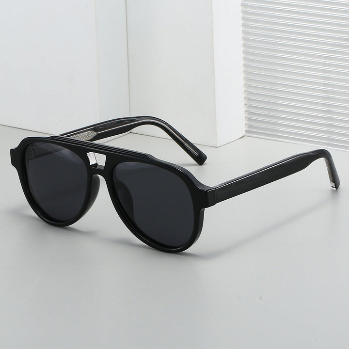 Women's Vintage Sunglasses with High-Quality UV Protection and Fashionable Tortoiseshell Pattern Kalsten