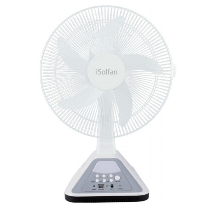 Women's Solar-Powered Stand Fan with Remote Control and Variable Speed Control Kalsten