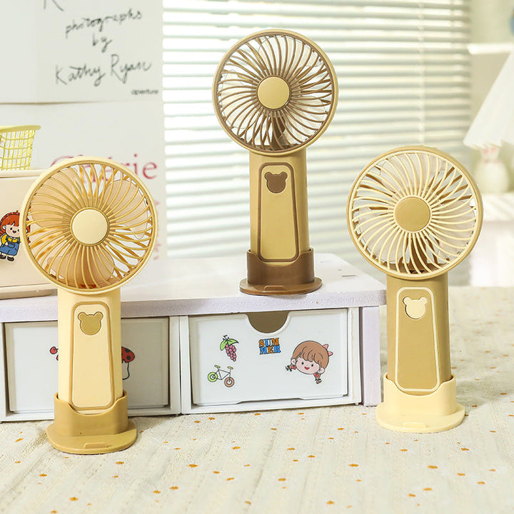 Women's Portable Mini Fan with Flexible Mount and USB Connection Kalsten