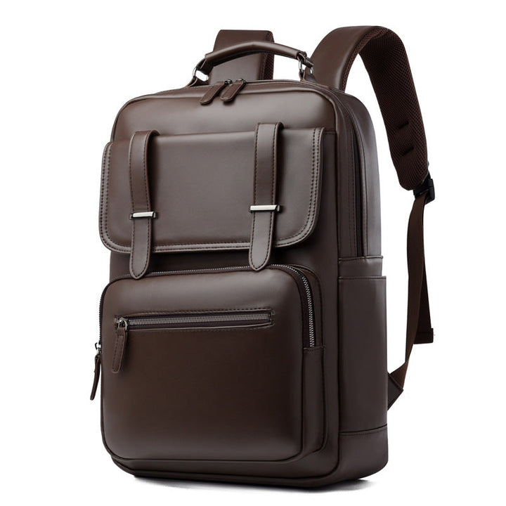 Leather Laptop Backpack Kalsten