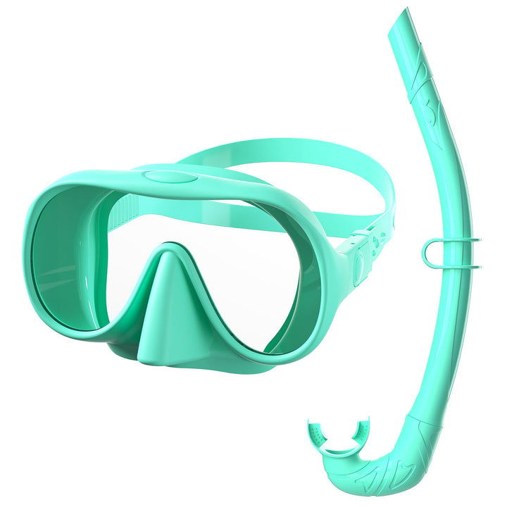 Swimming mask with flexible breathing tube Kalsten