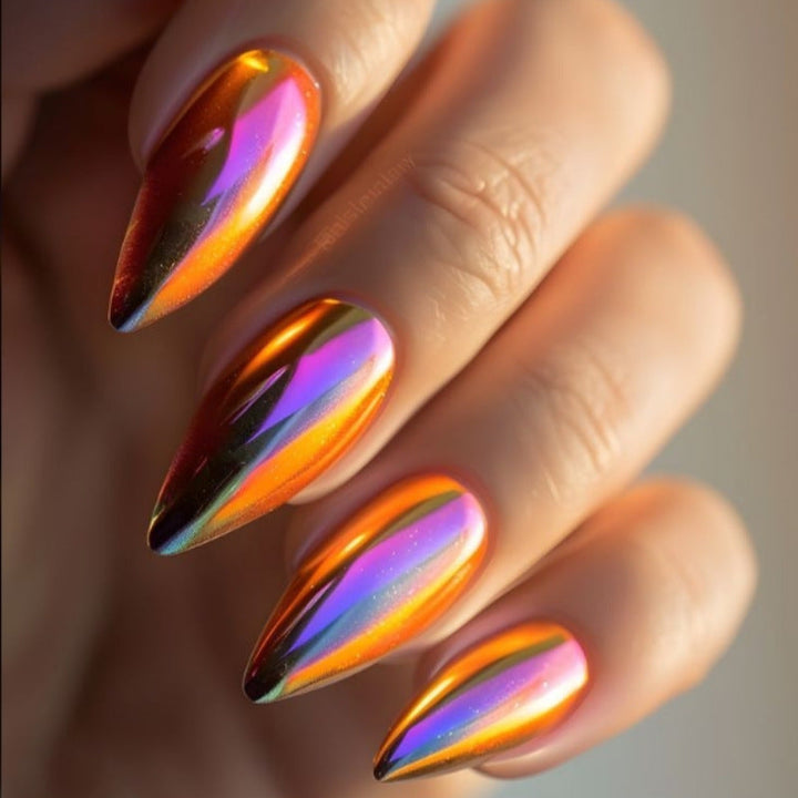 Elegant Stiletto-Shaped Press-On Nails Kalsten