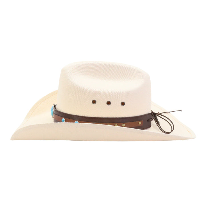Turquoise Straw Western Hat | Kalsten