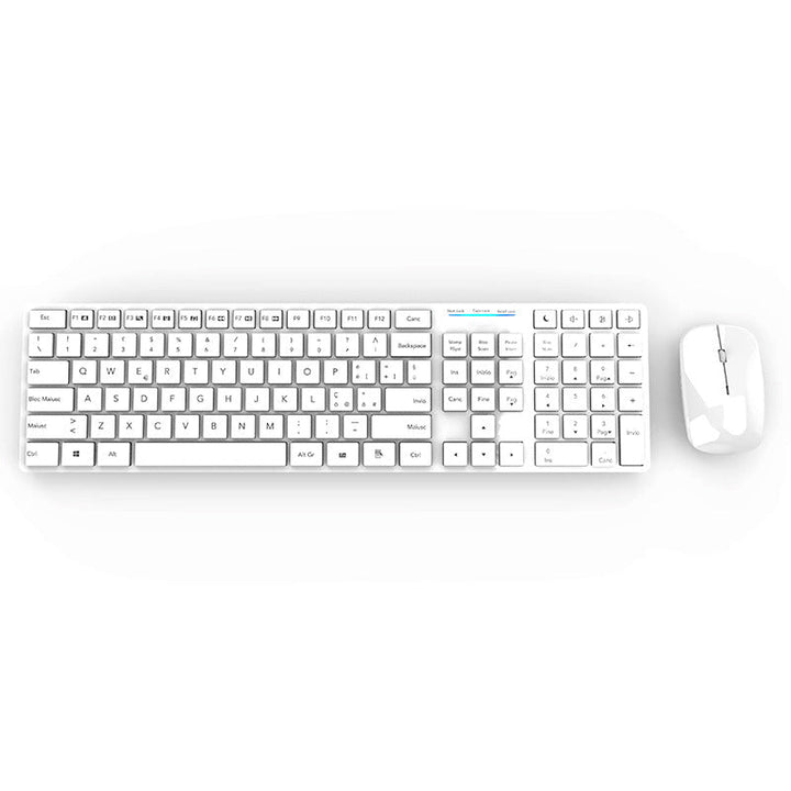 Elegant Wireless Keyboard and Mouse Set with Precision Control Kalsten
